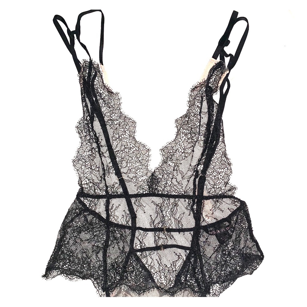 New black and nice lace body